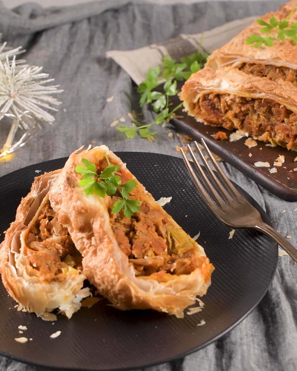 Fleischstrudel – würzig, traditionell & herzhaft gefüllt