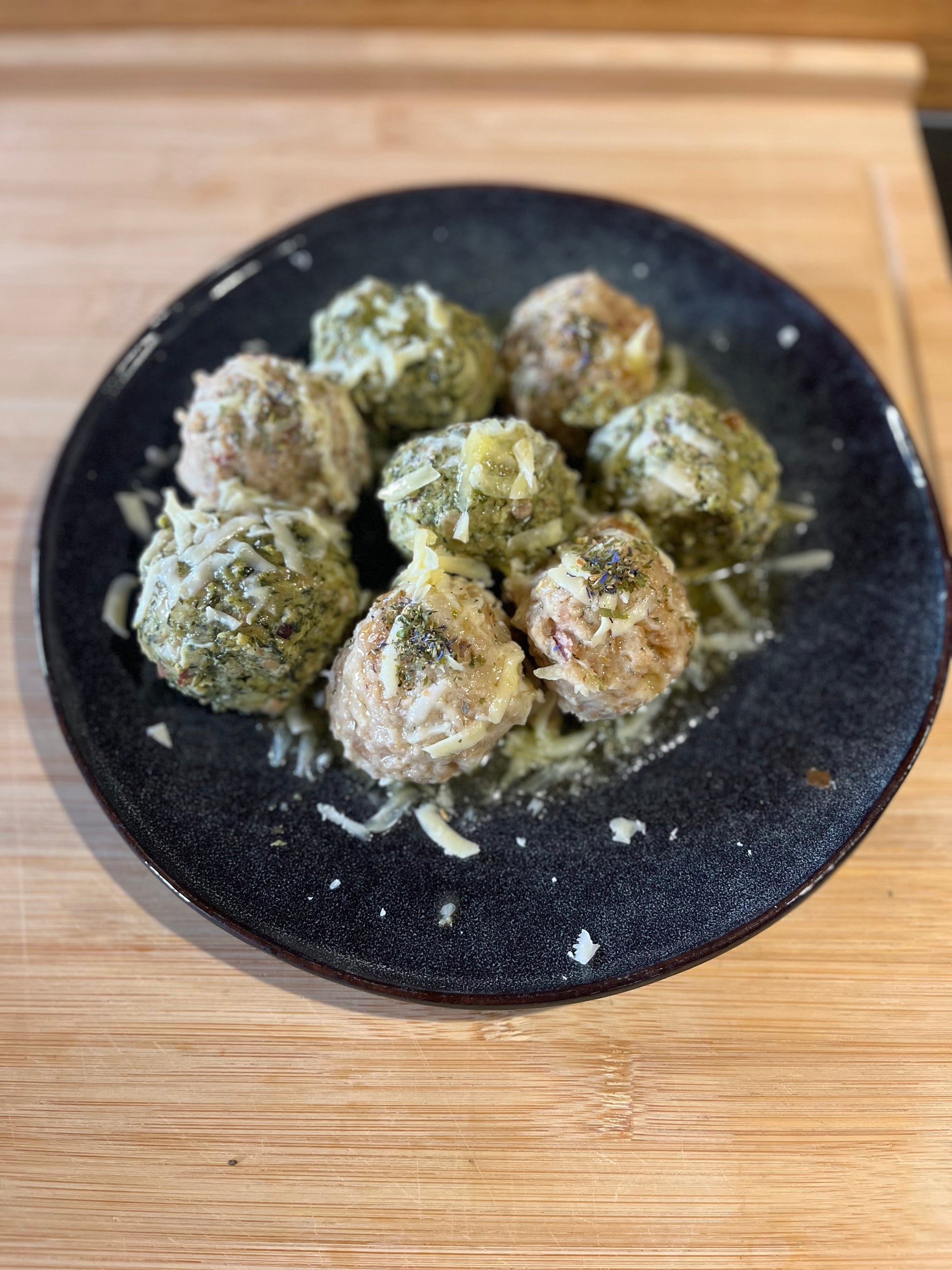Spinach and bacon dumplings 300g
