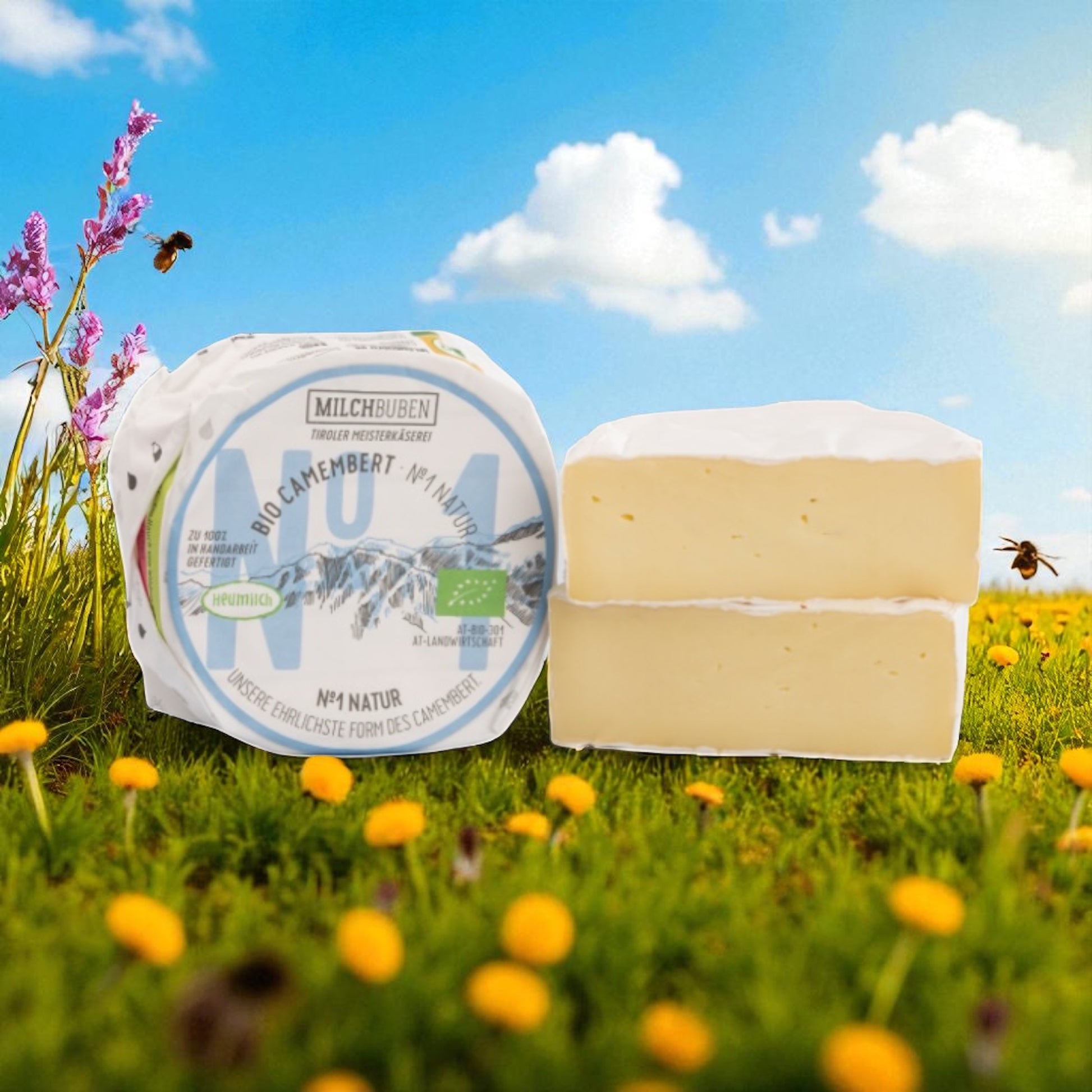 Organic Camembert Plain 180g