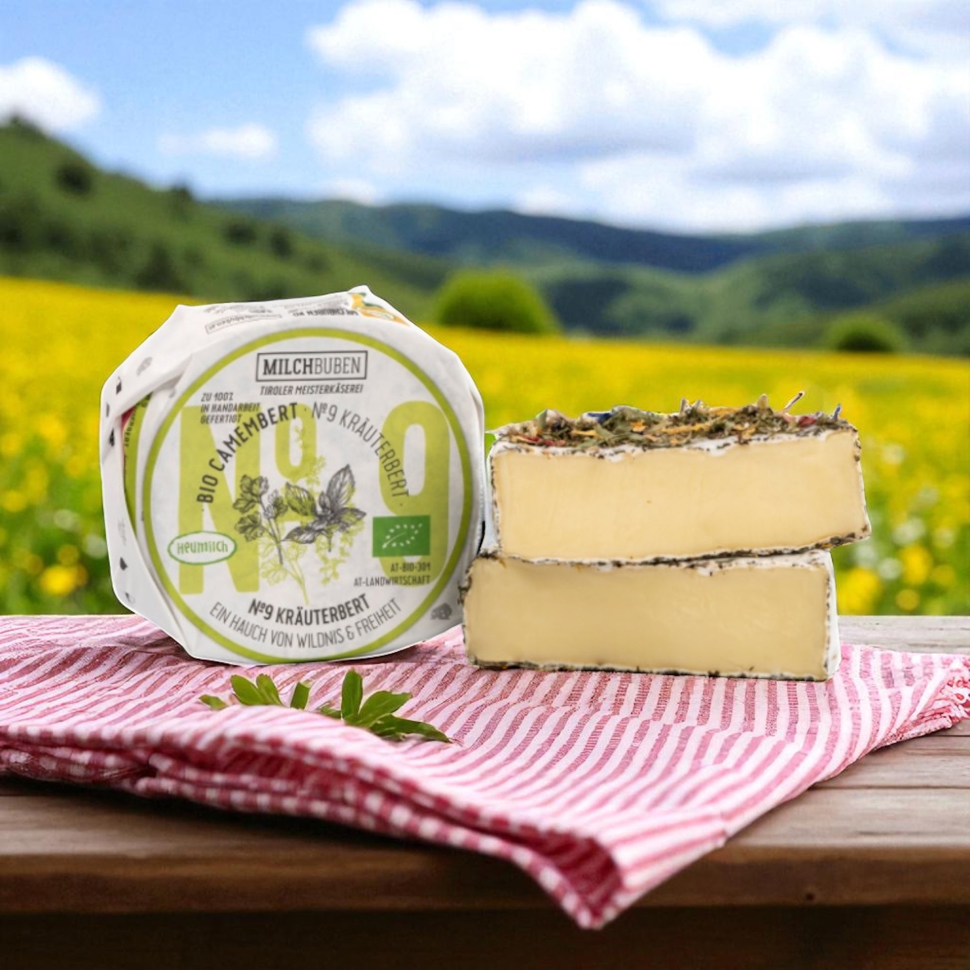 Organic Camembert in an alpine blossom coating 180g